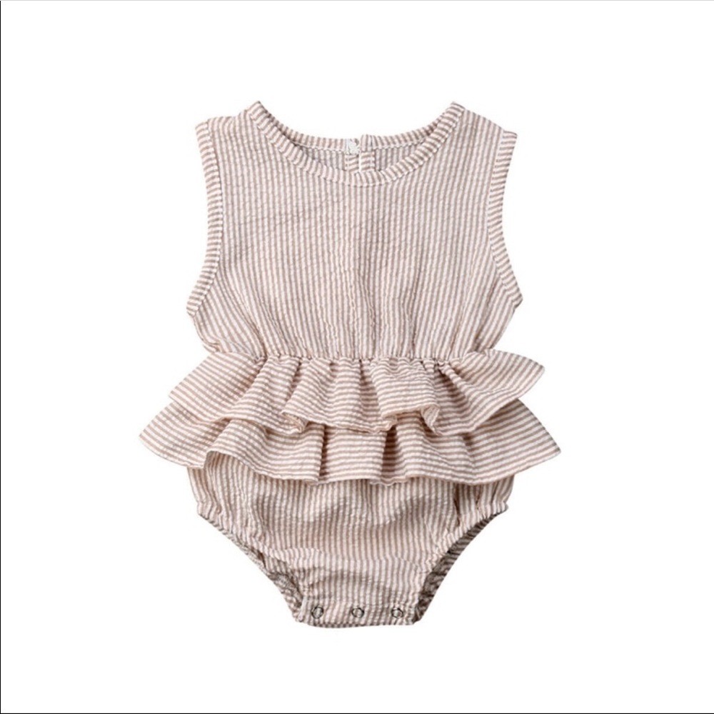 Brand New Seersucker Romper Size 12-18 Months - Picture 6 of 6